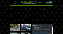 Desktop Screenshot of huffandpuffcycles.co.uk